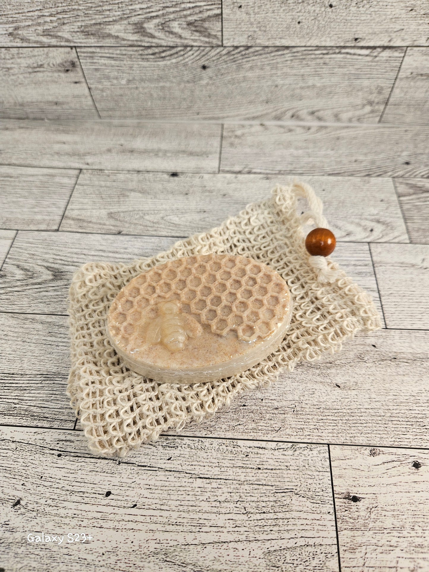 Natural Fiber Soap Bag