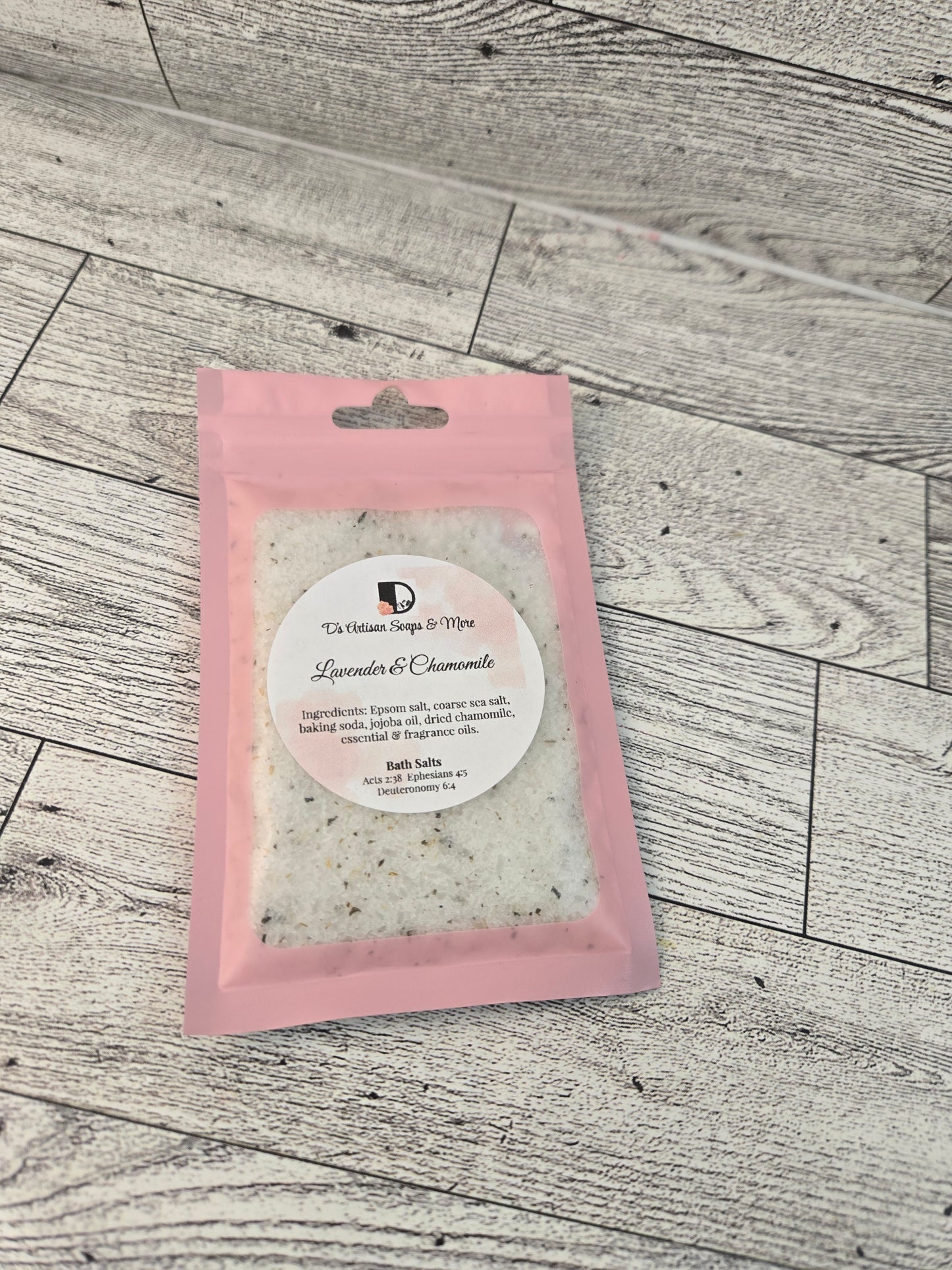 Bath Salt Gift Bags