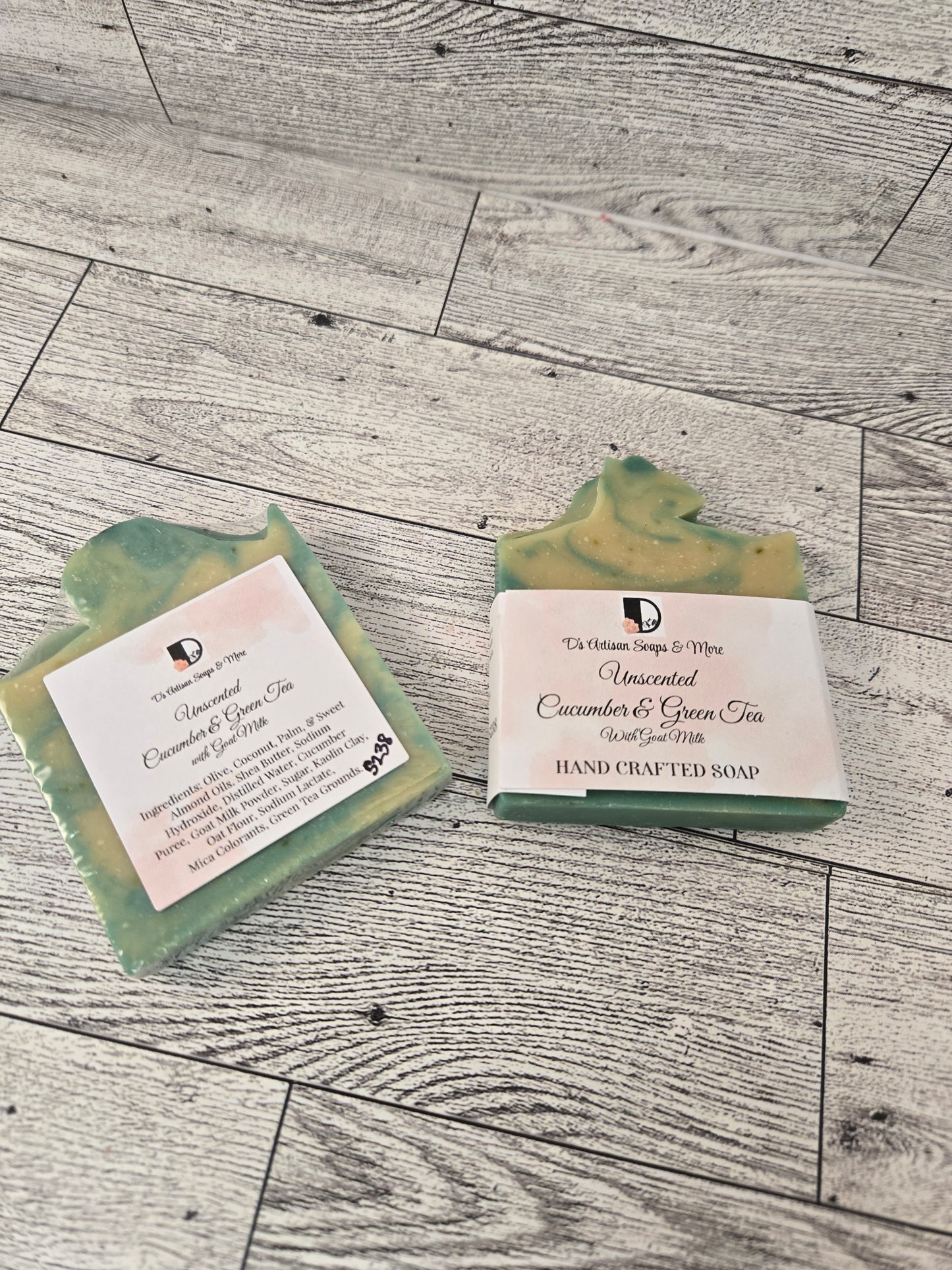 Cucumber & Green Tea Soap with Goat Milk - UNSCENTED