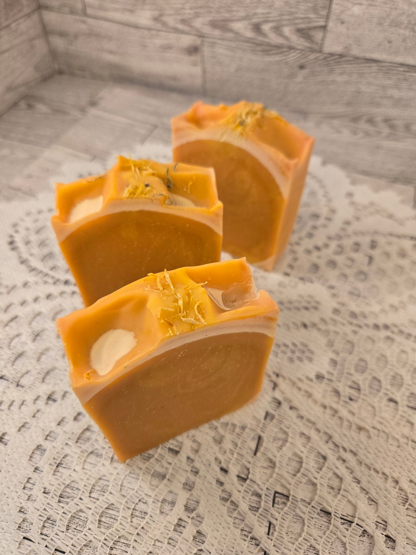 Sweet Orange, Lemon & Patchouli Tallow Soap with Goat Milk