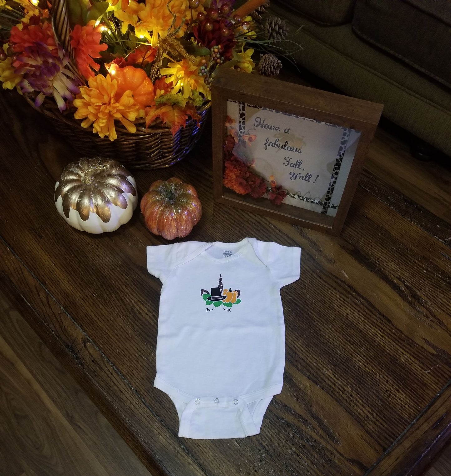 Onesie Style Top - Unicorn Infant - 12 Months