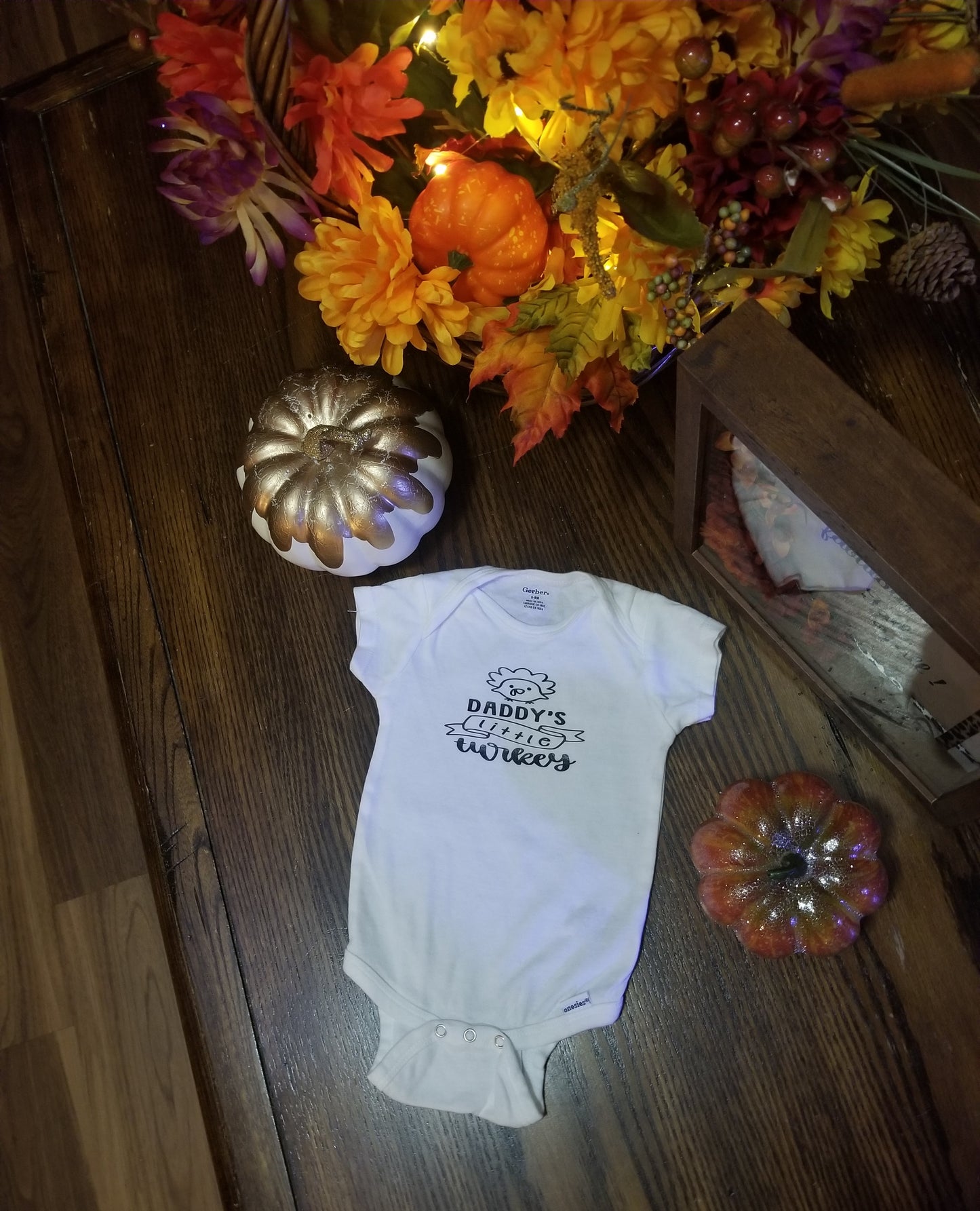 Onesie - Daddy's Little Turkey - 6-9 Months