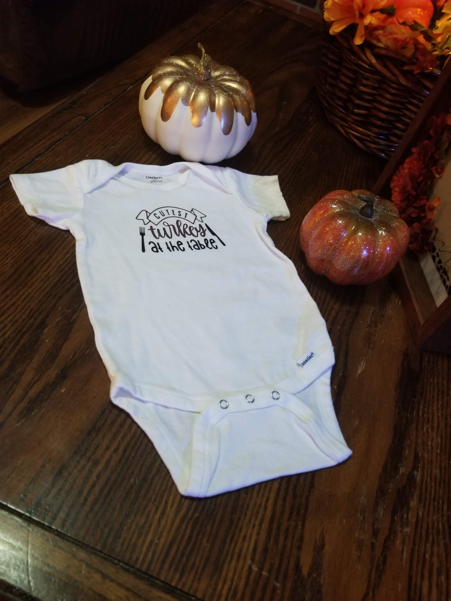Onesie - Cutest Turkey at the Table - 18 Month