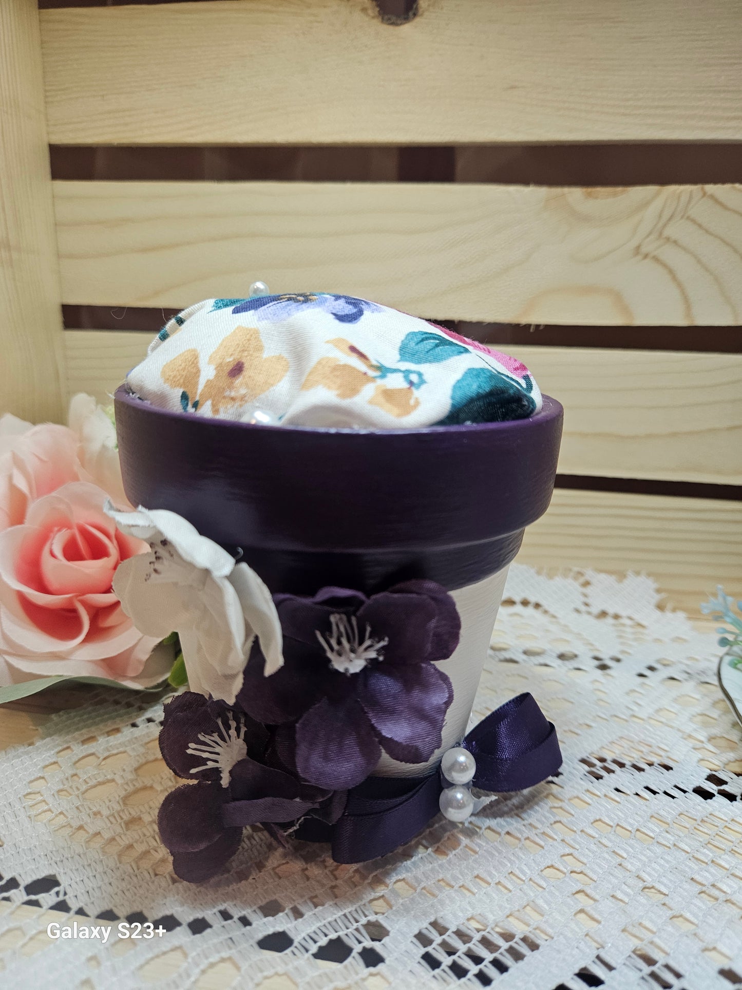 Pin Cushion - Flower Pot or Teacup
