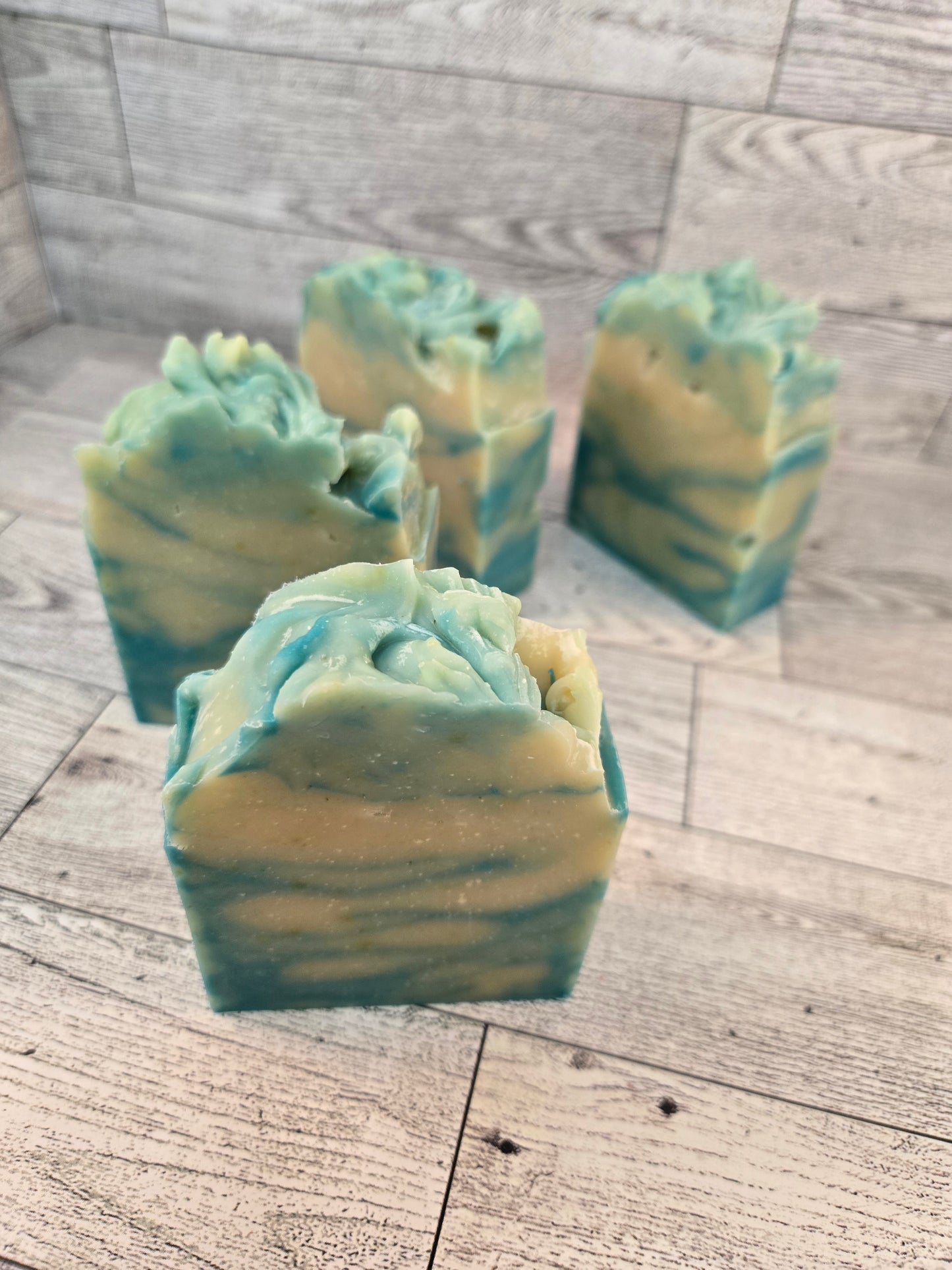 Green Tea & Cucumber Soap with Lard