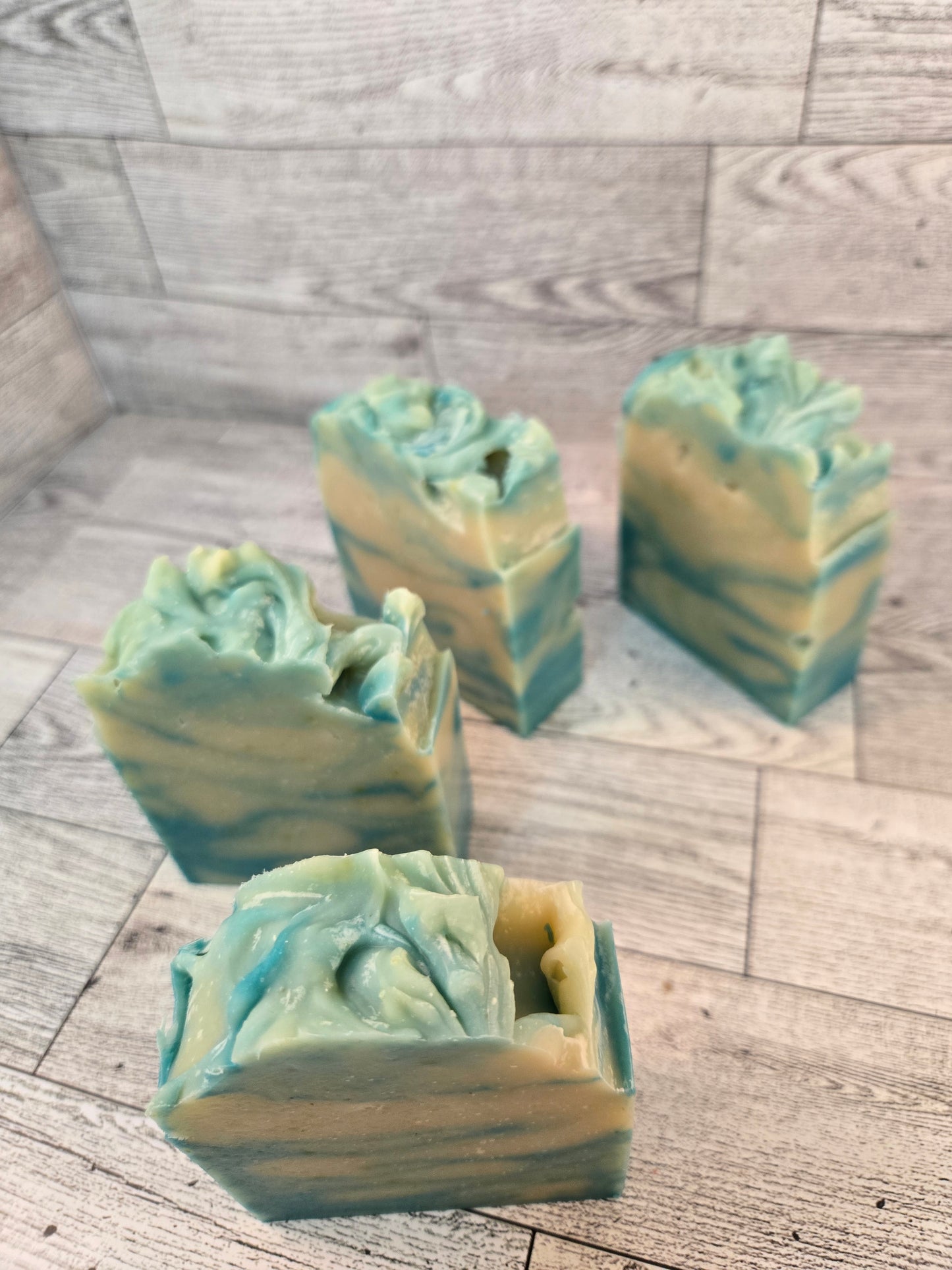 Green Tea & Cucumber Soap with Lard