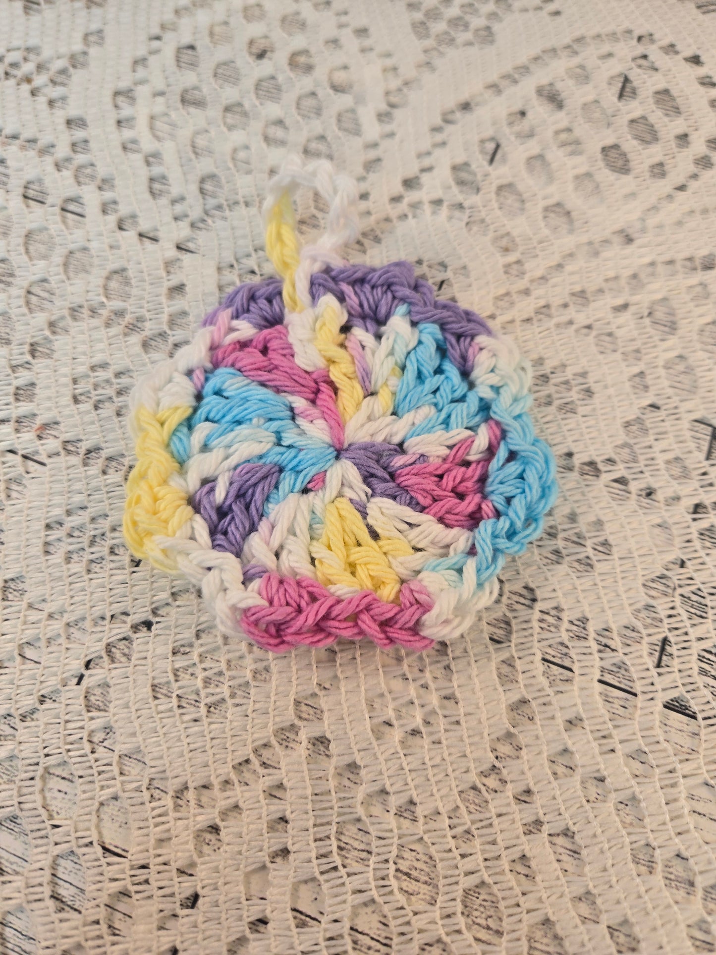 Crocheted Face Scrubby