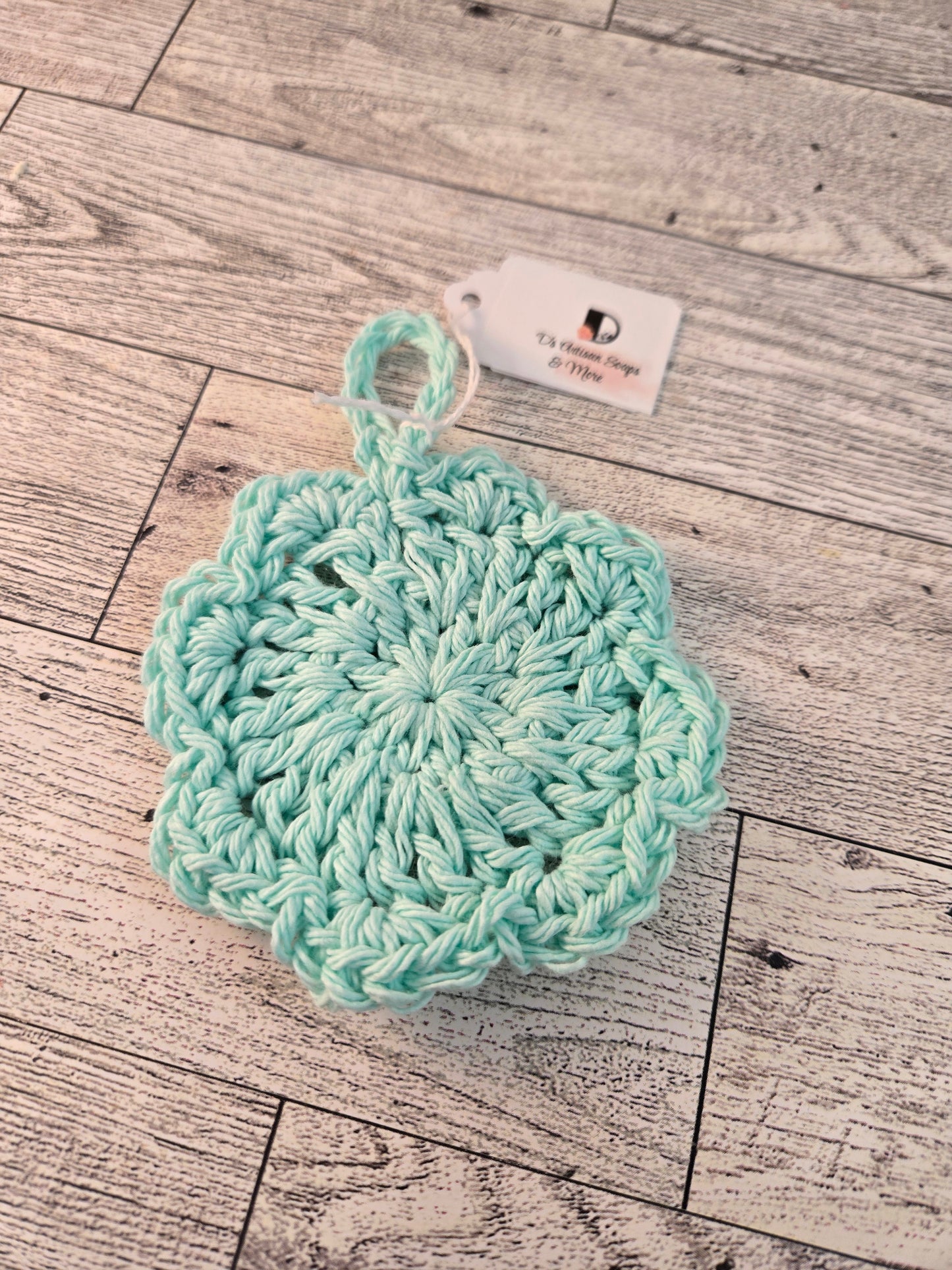 Crocheted Face Scrubby & Coasters