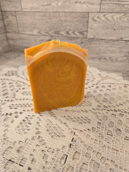 Sweet Orange, Lemon & Patchouli Tallow Soap with Goat Milk