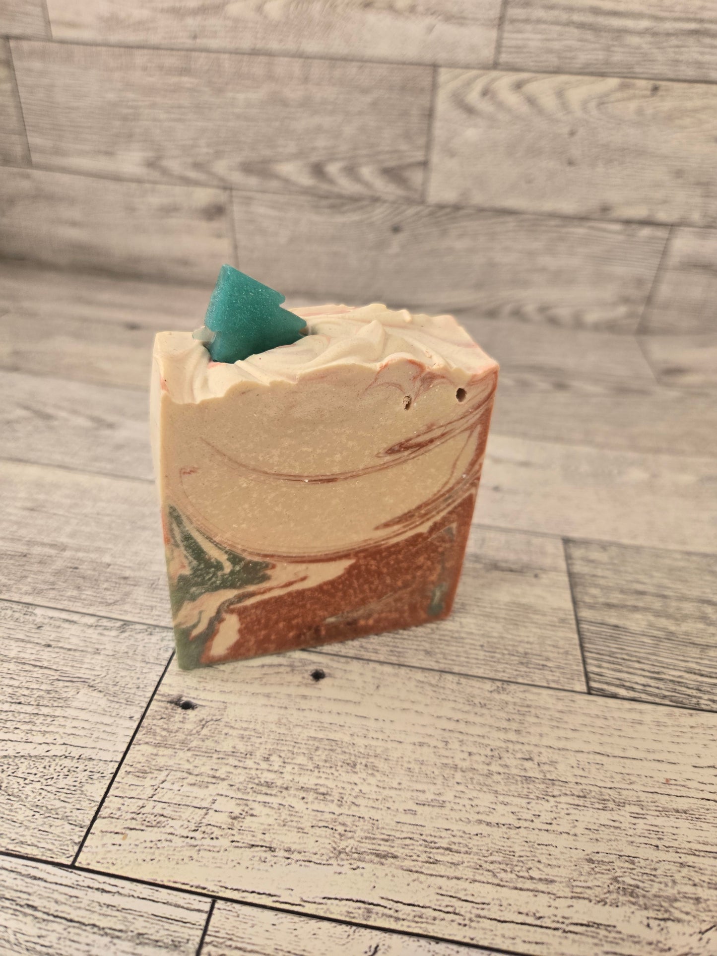 White Christmas Soap with Goat Milk