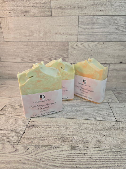Sweet Orange, Lemongrass & Patchouli Goat Milk Soap