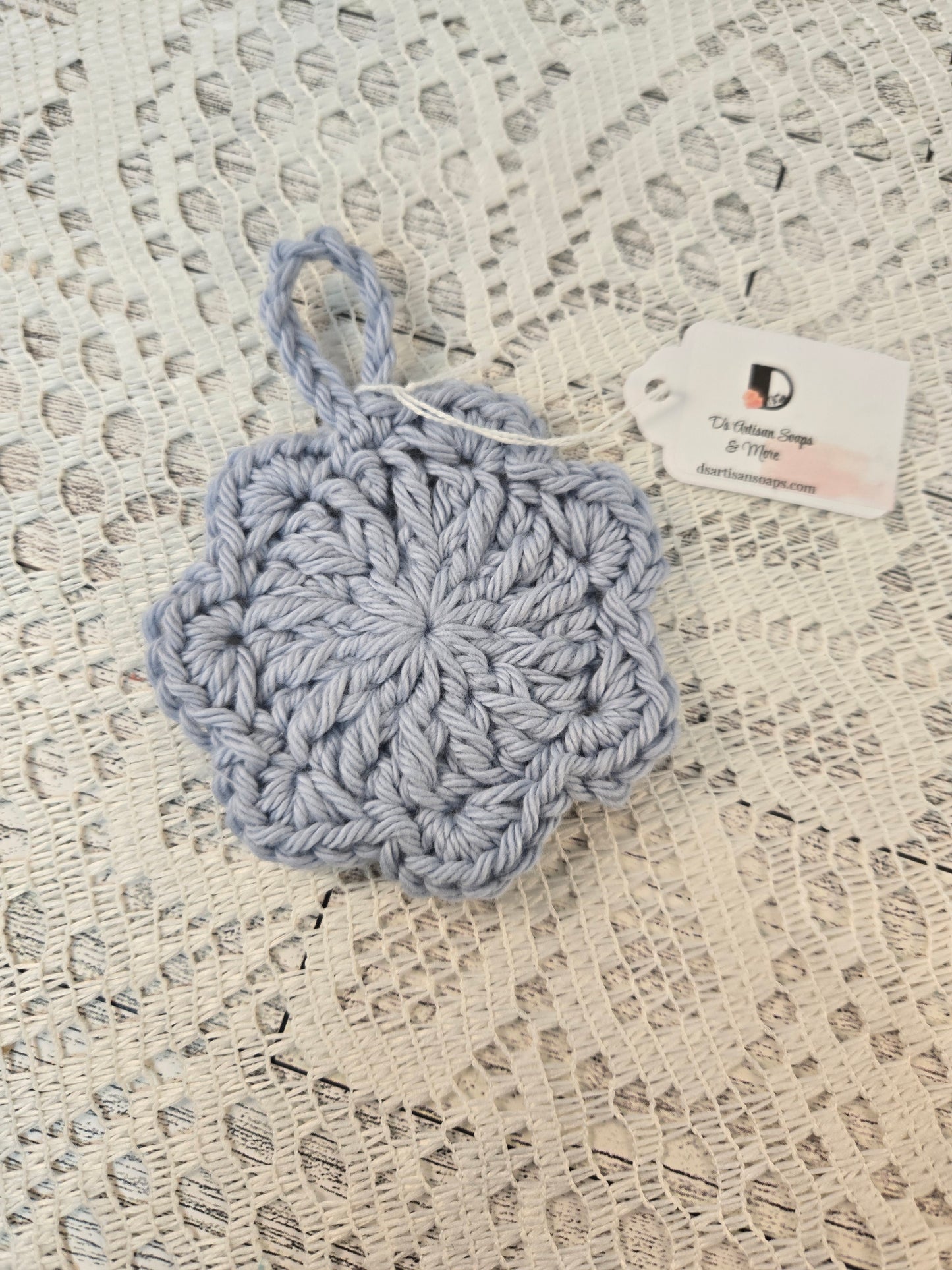 Crocheted Face Scrubby